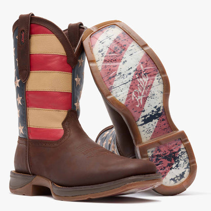 Men Rebel by Durango Patriotic Pull-On Western Flag Boot – Durango Boots