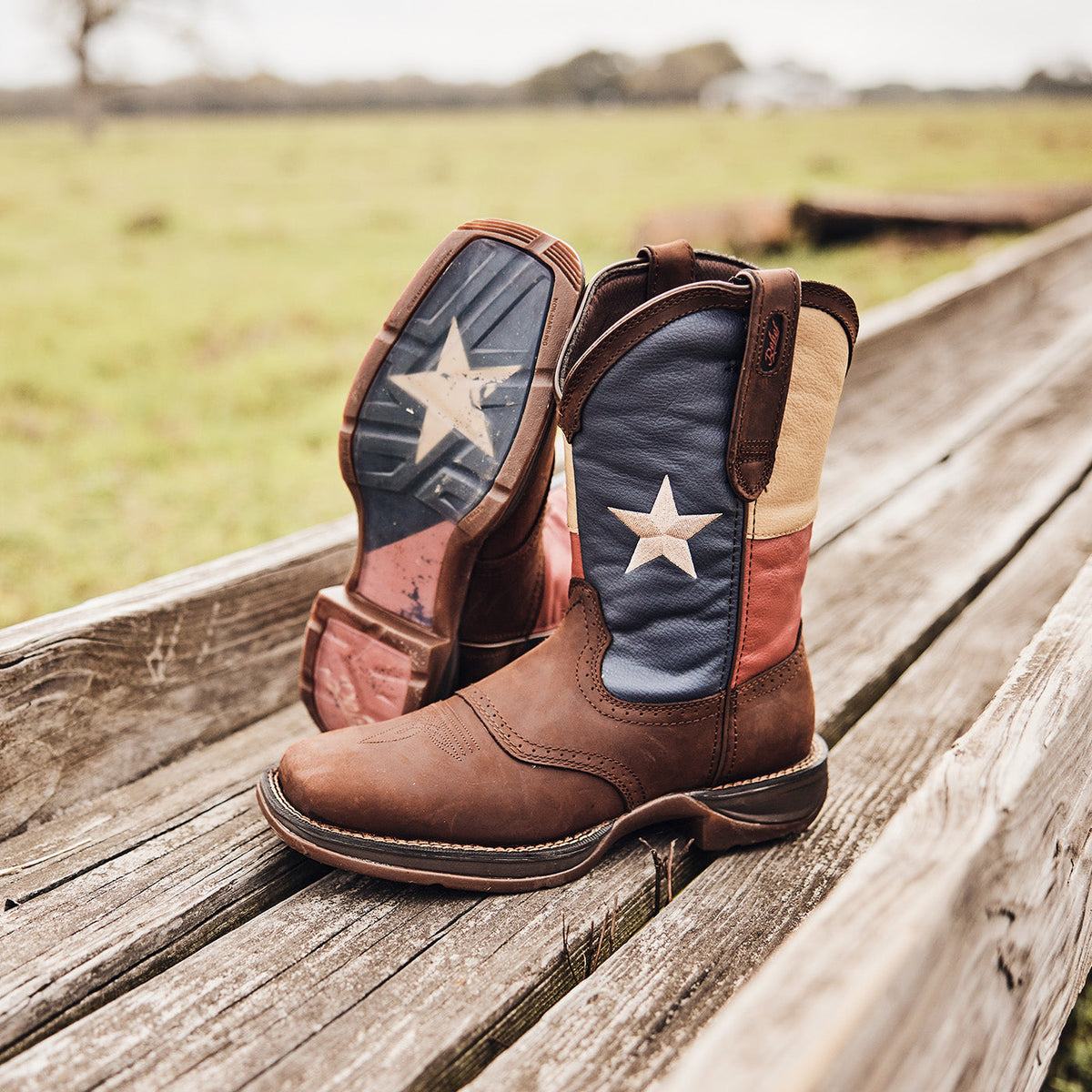 Men Rebel by Durango Texas Flag Western Boot – Durango Boots