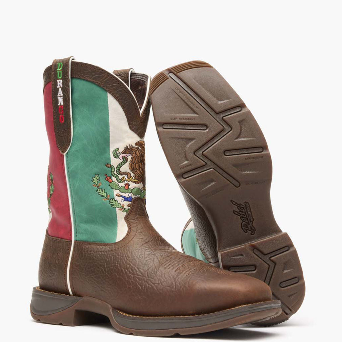 Men Rebel by Durango Steel Toe Mexico Flag Western Boot – Durango Boots