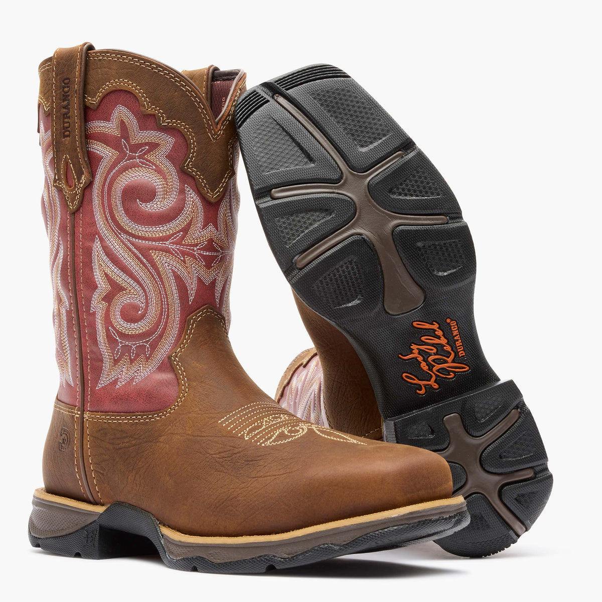 Women Lady Rebel Work by Durango Women's Waterproof Composite Toe Western W – Durango Boots