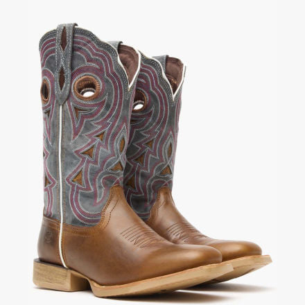 Women Durango Lady Rebel Pro Women's Golden Brown & Periwinkle Western Boo – Durango Boots
