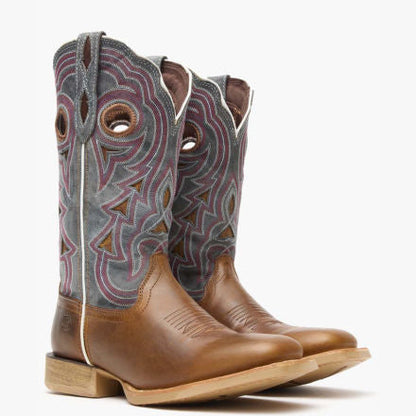 Women Durango Lady Rebel Pro Women's Golden Brown & Periwinkle Western Boo – Durango Boots