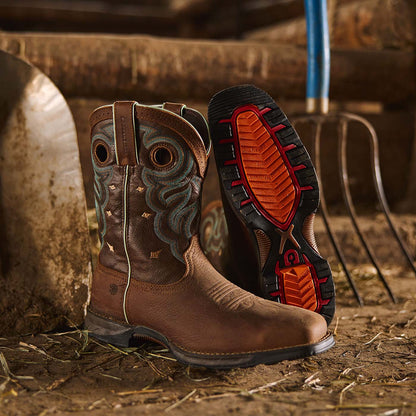 Women Durango Maverick Women's Steel Toe Waterproof Western Work Boot – Durango Boots