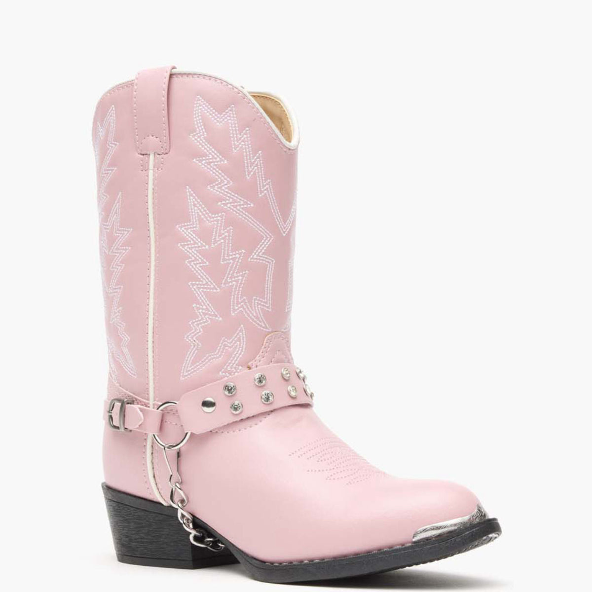 Kids Lil' Durango Big Kid Pink Rhinestone Western Boot – Durango Boots