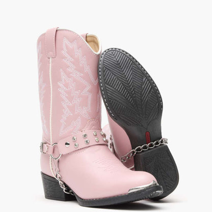 Kids Lil' Durango Big Kid Pink Rhinestone Western Boot – Durango Boots