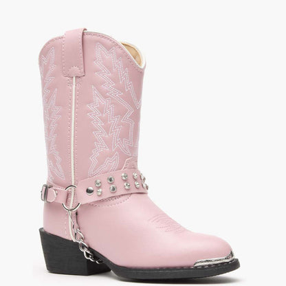 Kids Lil' Durango Little Kid Pink Rhinestone Western Boot – Durango Boots