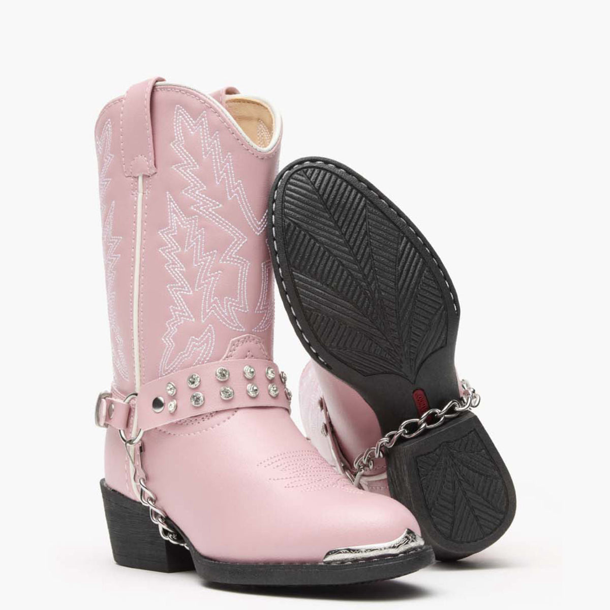 Kids Lil' Durango Little Kid Pink Rhinestone Western Boot – Durango Boots