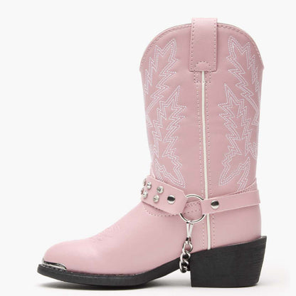 Kids Lil' Durango Little Kid Pink Rhinestone Western Boot – Durango Boots