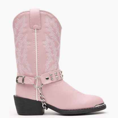 Kids Lil' Durango Little Kid Pink Rhinestone Western Boot – Durango Boots