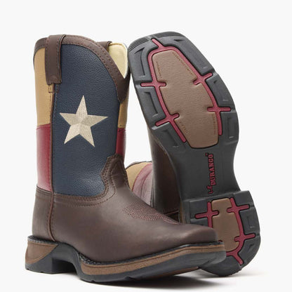 Kids Lil' Rebel by Durango Kids' Texas Flag Western Boot – Durango Boots